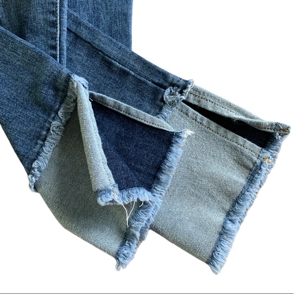 GB Girls Fringed Ceopped Denim - Picture 8 of 8